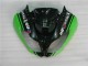 Schwarz Grün ZX6R 09-12 Verkleidungen Komplett Sets