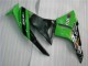 Schwarz Grün ZX6R 09-12 Verkleidungen Komplett Sets