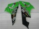 Schwarz Grün ZX6R 09-12 Verkleidungen Komplett Sets