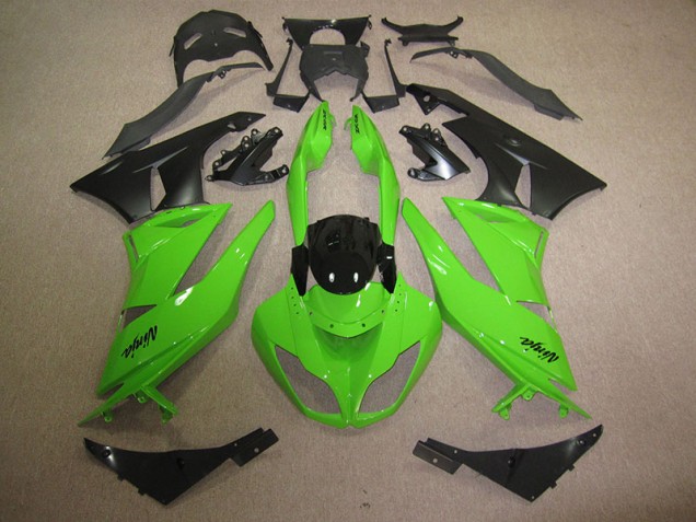 Schwarz Grün ZX6R 09-12 Verkleidungen Schwarz Grün ZX6R 09-12 Verkleidungen