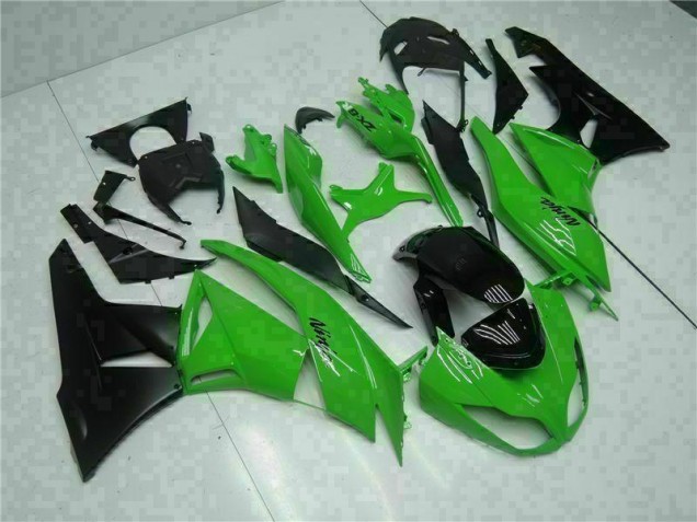 Schwarz Grün ZX6R 09-12 Verkleidungen & Plastik