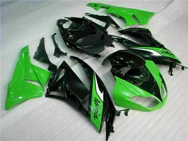 Schwarz Grün ZX6R 09-12 Vollverkleidung Schwarz Grün ZX6R 09-12 Vollverkleidung