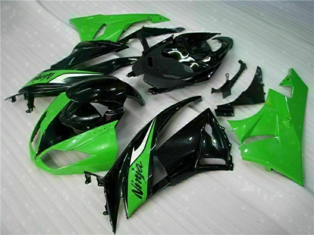 Schwarz Grün ZX6R 09-12 Vollverkleidung Schwarz Grün ZX6R 09-12 Vollverkleidung