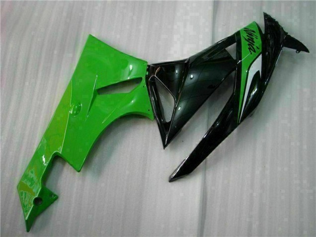 Schwarz Grün ZX6R 09-12 Vollverkleidung Schwarz Grün ZX6R 09-12 Vollverkleidung