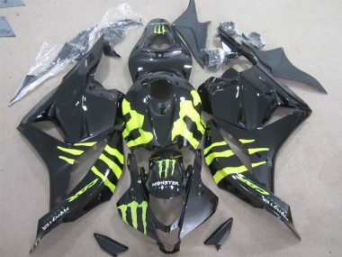 Schwarz Grünes Monster CBR 600 RR 09-12 Verkleidungen