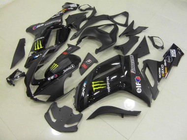 Schwarz Monster ZX6R 07-08 Verkleidungen
