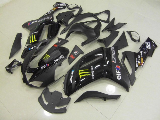 Schwarz Monster ZX6R 07-08 Verkleidungen Schwarz Monster ZX6R 07-08 Verkleidungen
