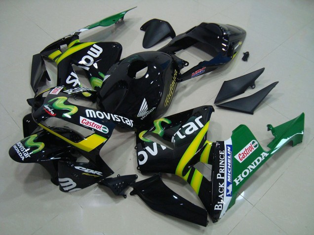 Schwarz Movistar CBR 600 RR 03-04 Verkleidungen Schwarz Movistar CBR 600 RR 03-04 Verkleidungen