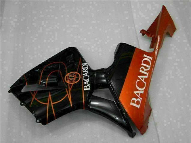 Schwarz Orange BACARDI CBR 600 RR 05-06 Verkleidungen Schwarz Orange BACARDI CBR 600 RR 05-06 Verkleidungen