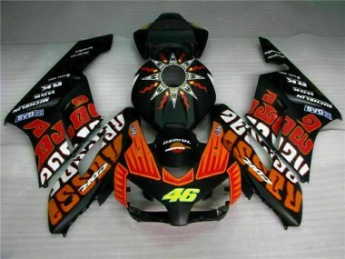 Schwarz Orange CBR 1000 RR 04-05 Verkleidungen
