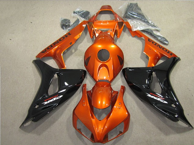 Schwarz Orange Fireblade CBR 1000 RR 06-07 Verkleidungen Schwarz Orange Fireblade CBR 1000 RR 06-07 Verkleidungen