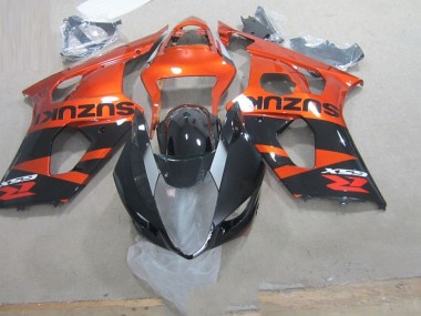 Schwarz Orange GSXR 1000 K3 03-04 Verkleidungen