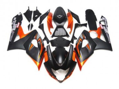 Schwarz Orange GSXR 1000 K5 05-06 Verkleidungen