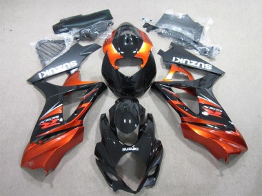 Schwarz Orange GSXR 1000 K7 07-08 Verkleidung