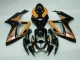 Schwarz Orange GSXR 600 / 750 K6 06-07 Verkleidungen