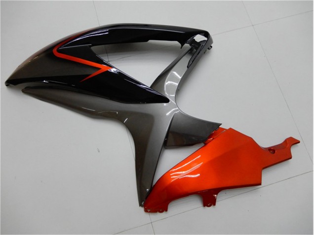 Schwarz Orange Grau GSXR 600 / 750 K8 08-10 Verkleidungen Schwarz Orange Grau GSXR 600 / 750 K8 08-10 Verkleidungen