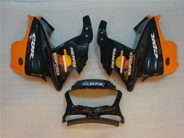 Schwarz Orange Repsol CBR 600 F3 95-98 Verkleidungen Schwarz Orange Repsol CBR 600 F3 95-98 Verkleidungen