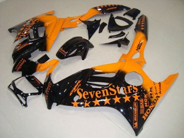 Schwarz Orange Sieben Sterne CBR 600 F3 95-98 Verkleidungen
