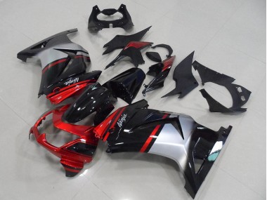 Schwarz Orange ZX 250R 08-12 Verkleidungen