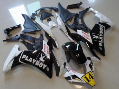 Schwarz Playboy 14 CBR 500 RR 13-15 Verkleidungen