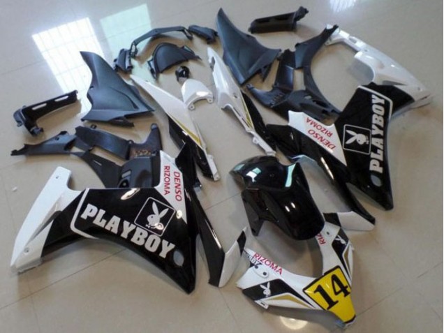 Schwarz Playboy 14 CBR 500 RR 13-15 Verkleidungen