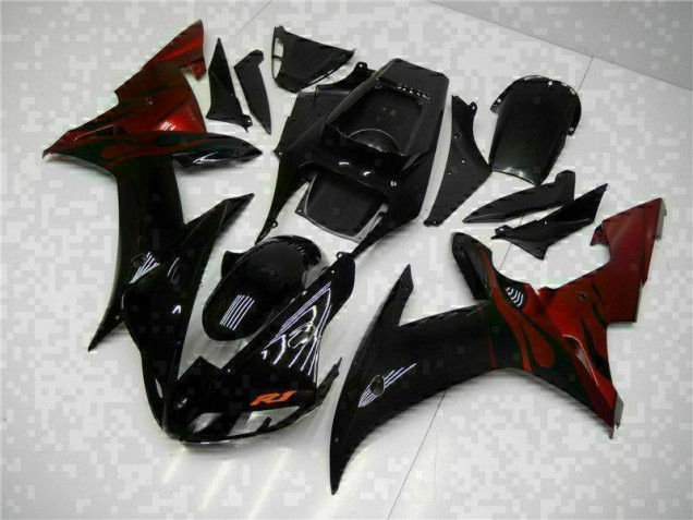 Schwarz R1 02-03 Verkleidungen Plastik Kits