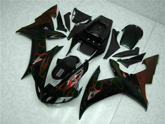 Schwarz R1 02-03 VollVerkleidungen & Plastik