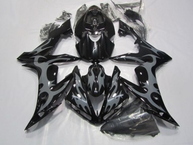 Schwarz R1 04-06 Verkleidungen Komplett Sets