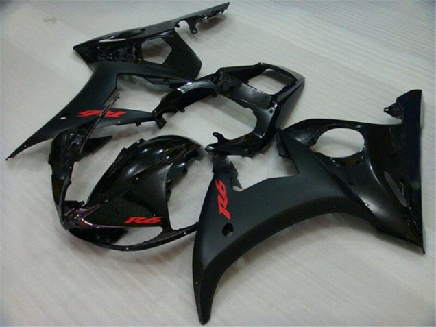 Schwarz R6 03-05 Vollverkleidung Schwarz R6 03-05 Vollverkleidung