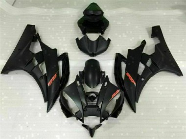 Schwarz R6 06-07 Motorrad Verkleidungen