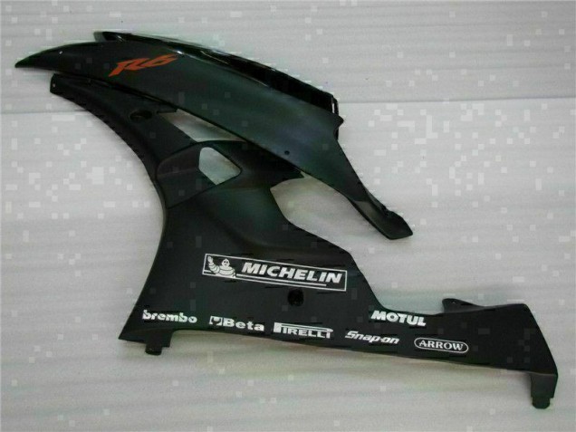 Schwarz R6 06-07 VollVerkleidungen & Plastik