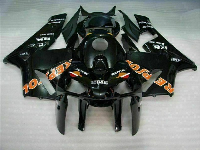Schwarz Repsol CBR 600 RR 05-06 Verkleidungen