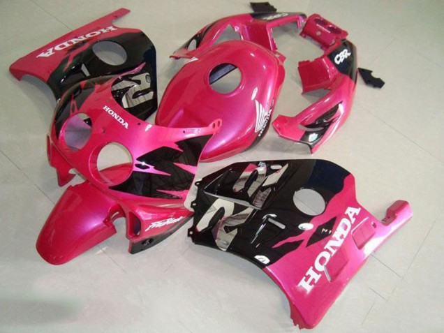 Schwarz Rosa CBR 250 RR MC22 91-98 Verkleidungen Schwarz Rosa CBR 250 RR MC22 91-98 Verkleidungen