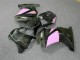Schwarz Rosa Ninja EX250 08-12 Verkleidungen