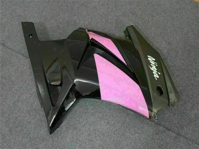 Schwarz Rosa Ninja EX250 08-12 Verkleidungen