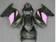 Schwarz Rosa Ninja EX250 08-12 Verkleidungen