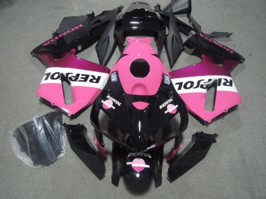 Schwarz Rosa Repsol CBR 1000 RR 04-05 Verkleidungen
