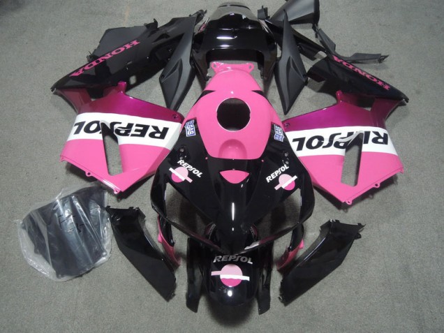Schwarz Rosa Repsol CBR 1000 RR 04-05 Verkleidungen