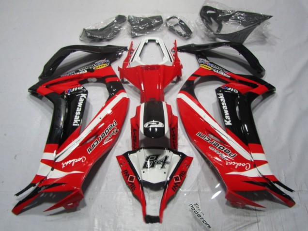 Schwarz Rot 84 ZX10R 11-15 Verkleidungen Schwarz Rot 84 ZX10R 11-15 Verkleidungen