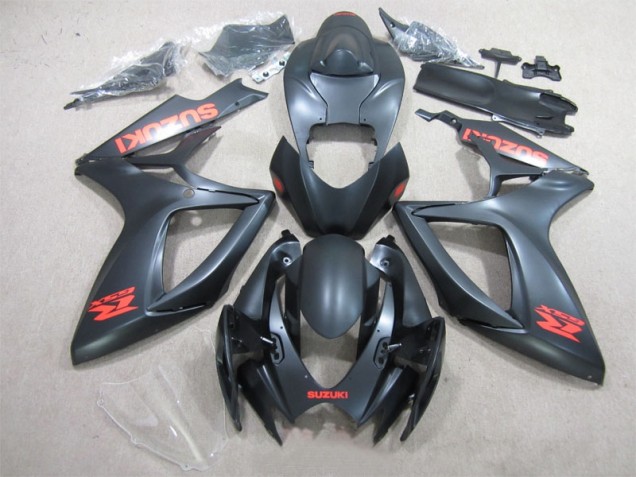 Schwarz Rot Aufkleber GSXR 600 K6 06-07 Verkleidungen Schwarz Rot Aufkleber GSXR 600 K6 06-07 Verkleidungen