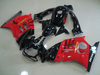 Schwarz Rot CBR 600 F3 95-98 Verkleidungen