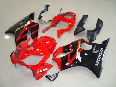 Schwarz Rot CBR 600 F4i 01-03 Verkleidungen