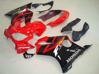 Schwarz Rot CBR 600 F4i 04-07 Verkleidung