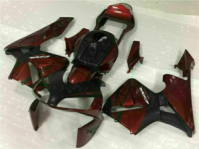 Schwarz Rot CBR 600 RR 03-04 Verkleidung
