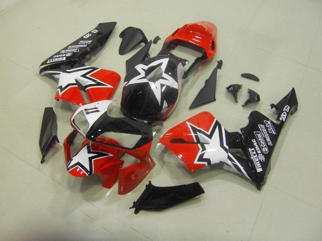 Schwarz Rot CBR 600 RR 03-04 Vollverkleidung
