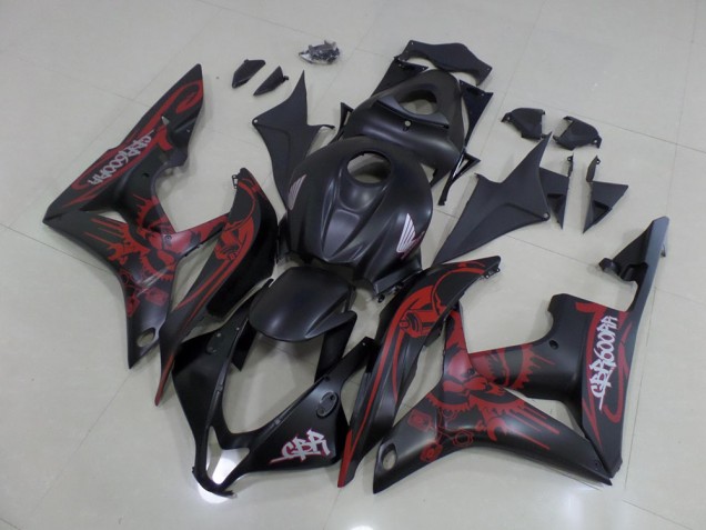 Schwarz Rot CBR 600 RR 07-08 Verkleidungen