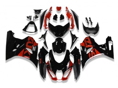 Schwarz Rot GSXR 1000 17-23 Verkleidung