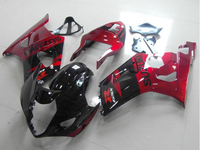 Schwarz Rot GSXR 1000 K3 03-04 Verkleidung Schwarz Rot GSXR 1000 K3 03-04 Verkleidung