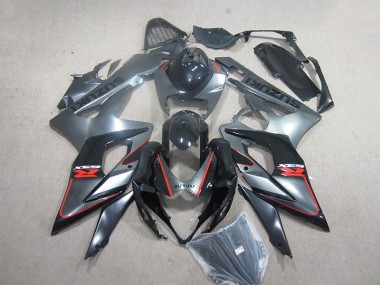 Schwarz Rot GSXR 1000 K5 05-06 Verkleidung