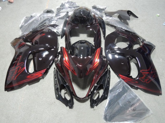 Schwarz Rot GSXR 1300 Hayabusa 08-19 VollVerkleidungen & Plastik Schwarz Rot GSXR 1300 Hayabusa 08-19 VollVerkleidungen & Plastik